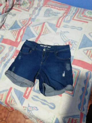 Pantalón corto vaquero mujer