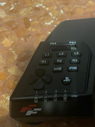 Volante Deportivo Negro PS4