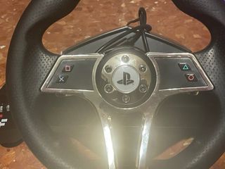 Volante Deportivo Negro PS4