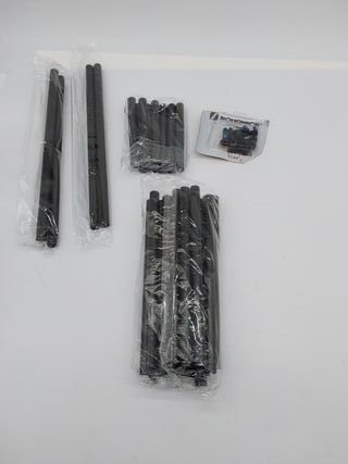 SONGMICS Scarpiera a 3 Livelli, Set da 2, Scaffale per Scarpe in Metallo, per 12-15 Paia di Scarpe, Scaffale Impilabile