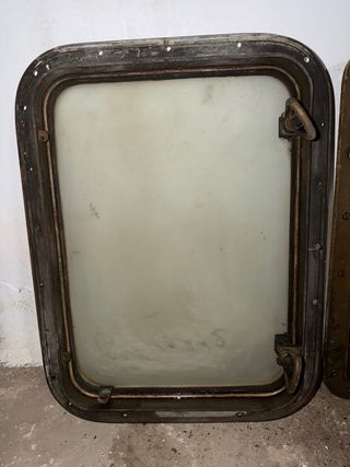 Ventanas náuticas bronce 76x56 cm
