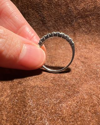 Fedina Argento Zirconi Misura 18 mm Argento 925