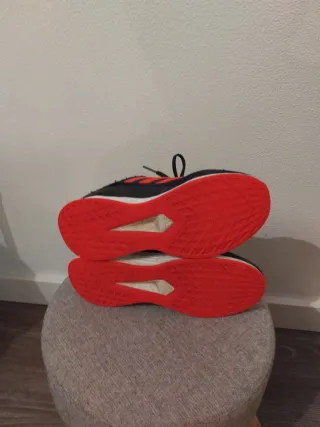 Tenis Adidas Talla 35Azul Naranja