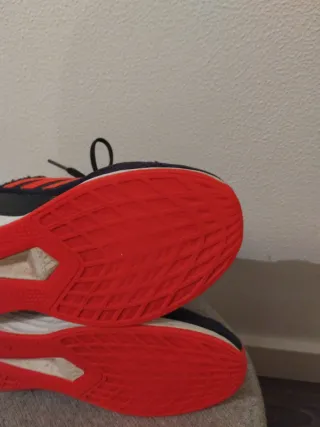 Tenis Adidas Talla 35Azul Naranja