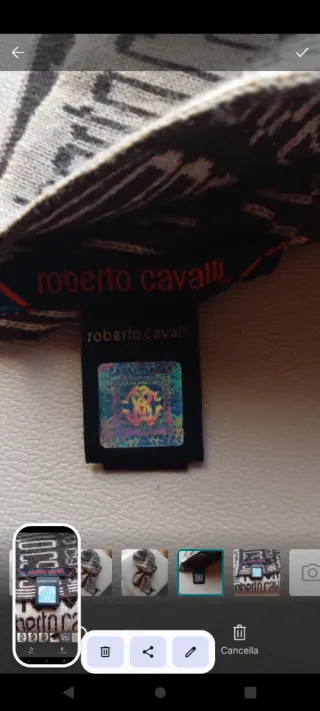 Sciarpa Roberto Cavalli uomo