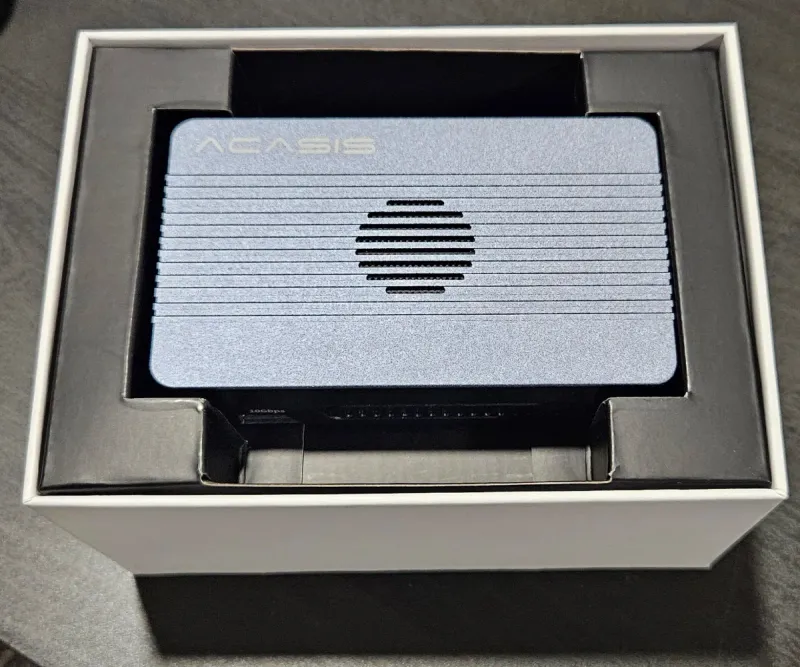 Carcasa SSD RAID Acasis M.2 NVMe x2 40 Gbps USB4 afbeelding 10