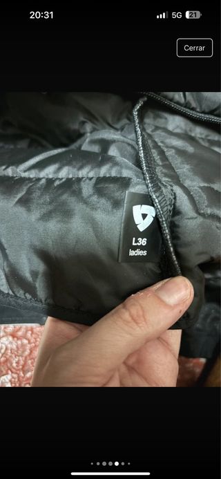 Chaqueta Moto Revit mujer