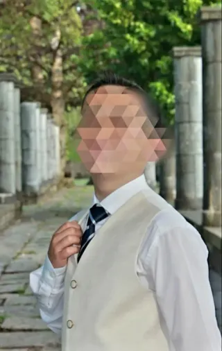 Traje comunión azul niño talla 12