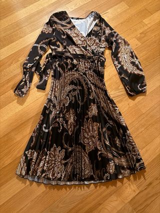 Abito lungo Nuna Lie fantasia paisley