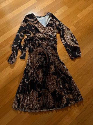 Abito lungo Nuna Lie fantasia paisley