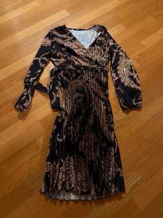 Abito lungo Nuna Lie fantasia paisley