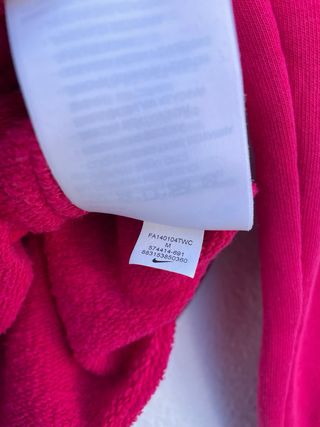 Sudadera Nike Logo Clásico Rosa Talla M