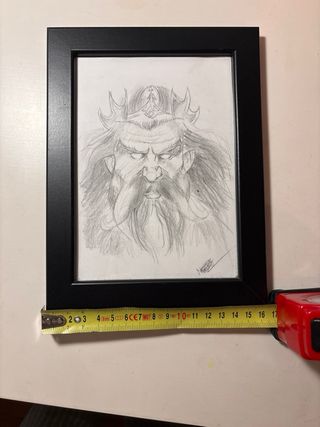 Cuadro hecho a mano con lápiz