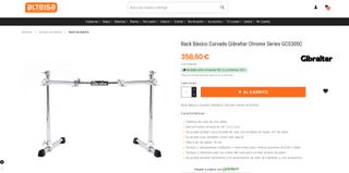 Rack Gibraltar Batería