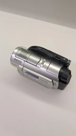 Videocámara Sony DCR-DVD406E Plata/Negra