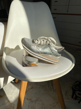 Sneakers Argento Donna