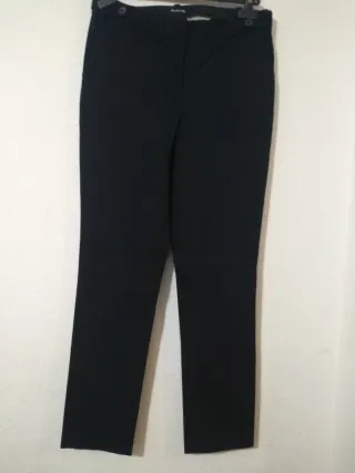 Pantalón Massimo Dutti Negro Mujer