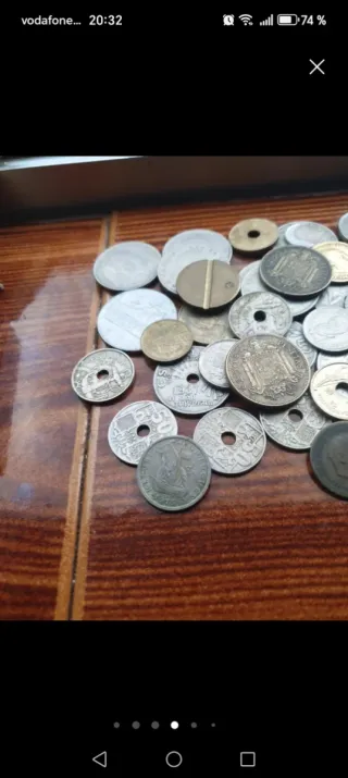 Lote monedas antiguas españolas