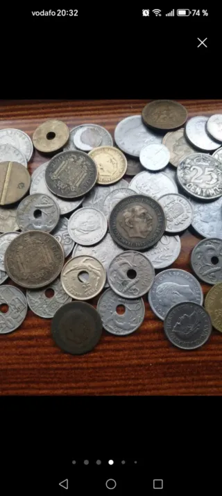 Lote monedas antiguas españolas