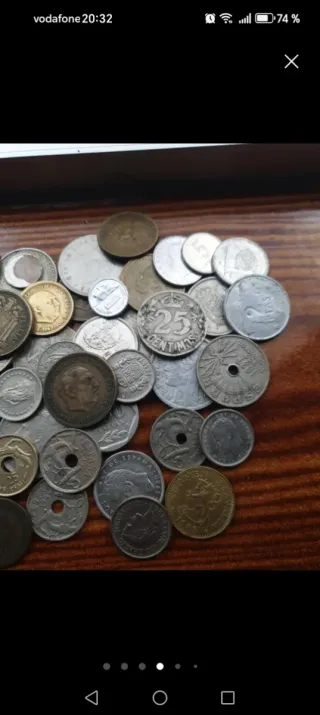 Lote monedas antiguas españolas