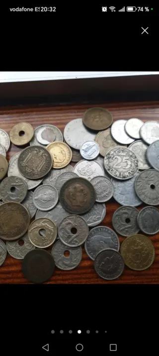 Lote monedas antiguas españolas