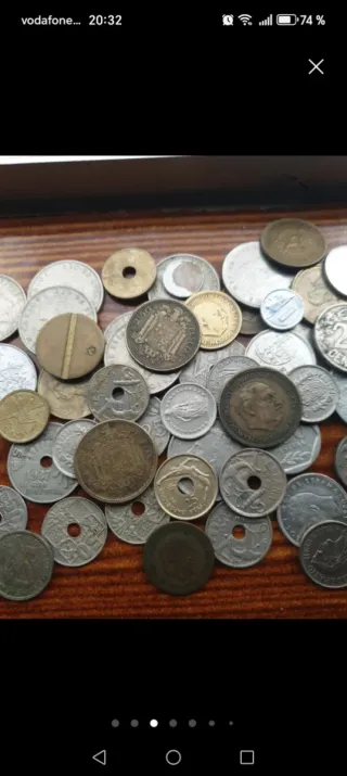 Lote monedas antiguas españolas