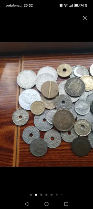 Lote monedas antiguas españolas