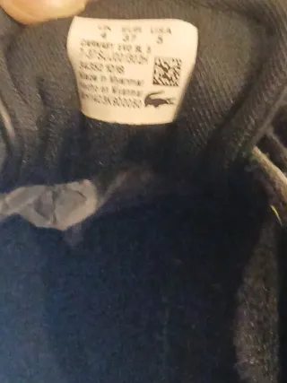 Zapatillas Lacoste Negras Talla 37