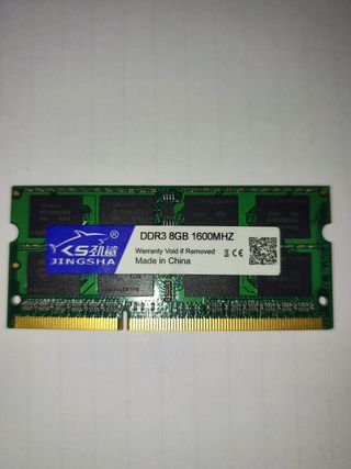 Memoria RAM 8GB DDR3 1600MHz SODIMM