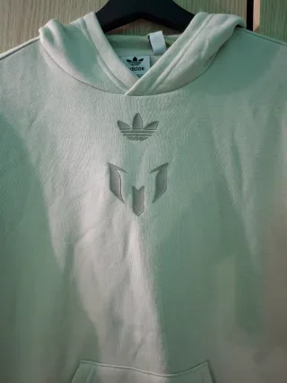 Sudadera Adidas Beige con Logo