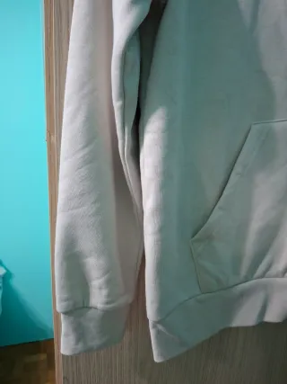 Sudadera Adidas Beige con Logo