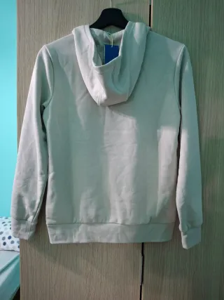 Sudadera Adidas Beige con Logo