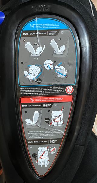 Silla coche Grupo 0+123 (0-36kg)