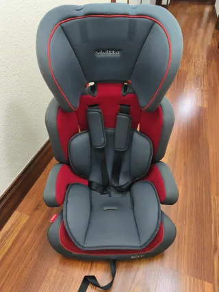 Silla de coche Vivitta gris y roja