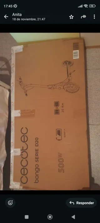 Patinete Eléctrico Cecotec Bongo