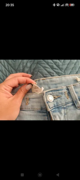 Shorts vaqueros hombre desgastados