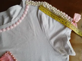 Lote camiseta y falda algodón niña