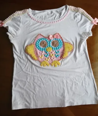 Lote camiseta y falda algodón niña