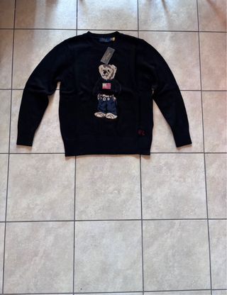 Maglione Ralph Lauren Polo Bear Nero