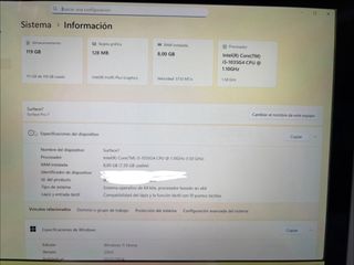 Microsoft Surface 7 128GB + Lápiz + Teclado