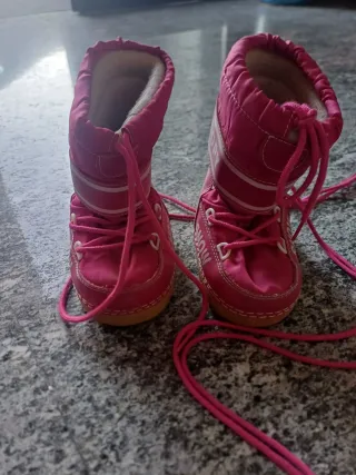 Stivali neve bambina rosa 26-28