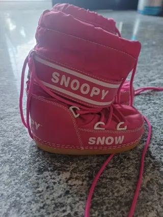 Stivali neve bambina rosa 26-28