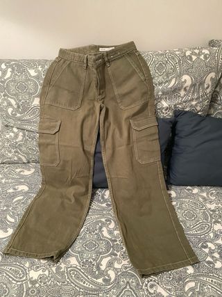 Chaqueta tejana caqui Lefties Talla L