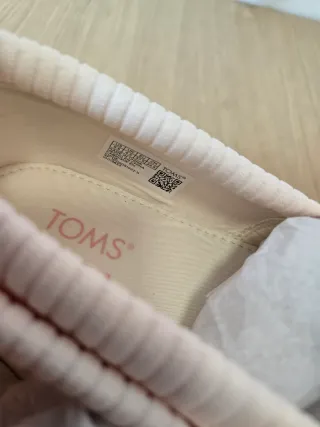 Alpargatas Toms Rosa Talla 37.5