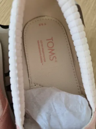 Alpargatas Toms Rosa Talla 37.5