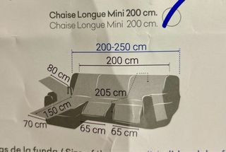 Funda sofá para Chaise Longue Relax