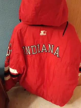 Chaqueta Abrigo Starter NCAA  Indiana Hoosiers