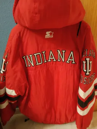 Chaqueta Abrigo Starter NCAA  Indiana Hoosiers