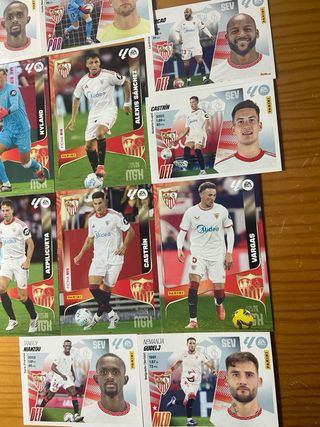 11 Cromos Sevilla FC Megacrack y este sin repetir