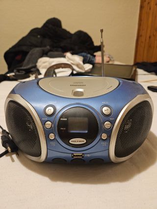 Reproductor CD Digital Audio Azul